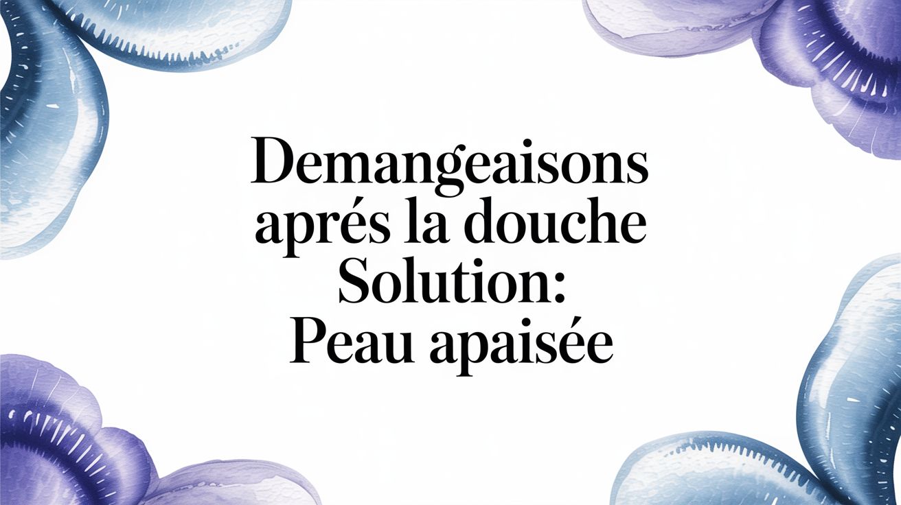 Démangeaisons après la douche : la solution pour une peau apaisée