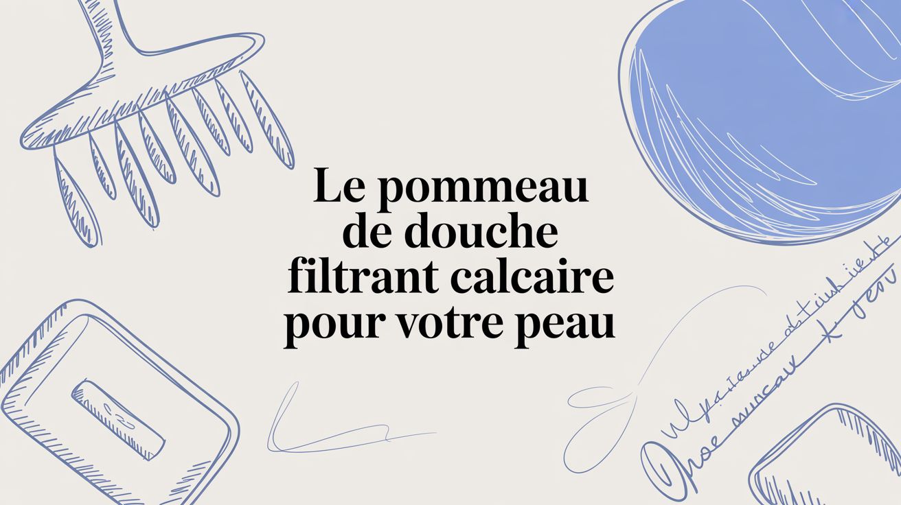 Le pommeau de douche filtrant calcaire : quand l'eau devient un soin pour votre peau