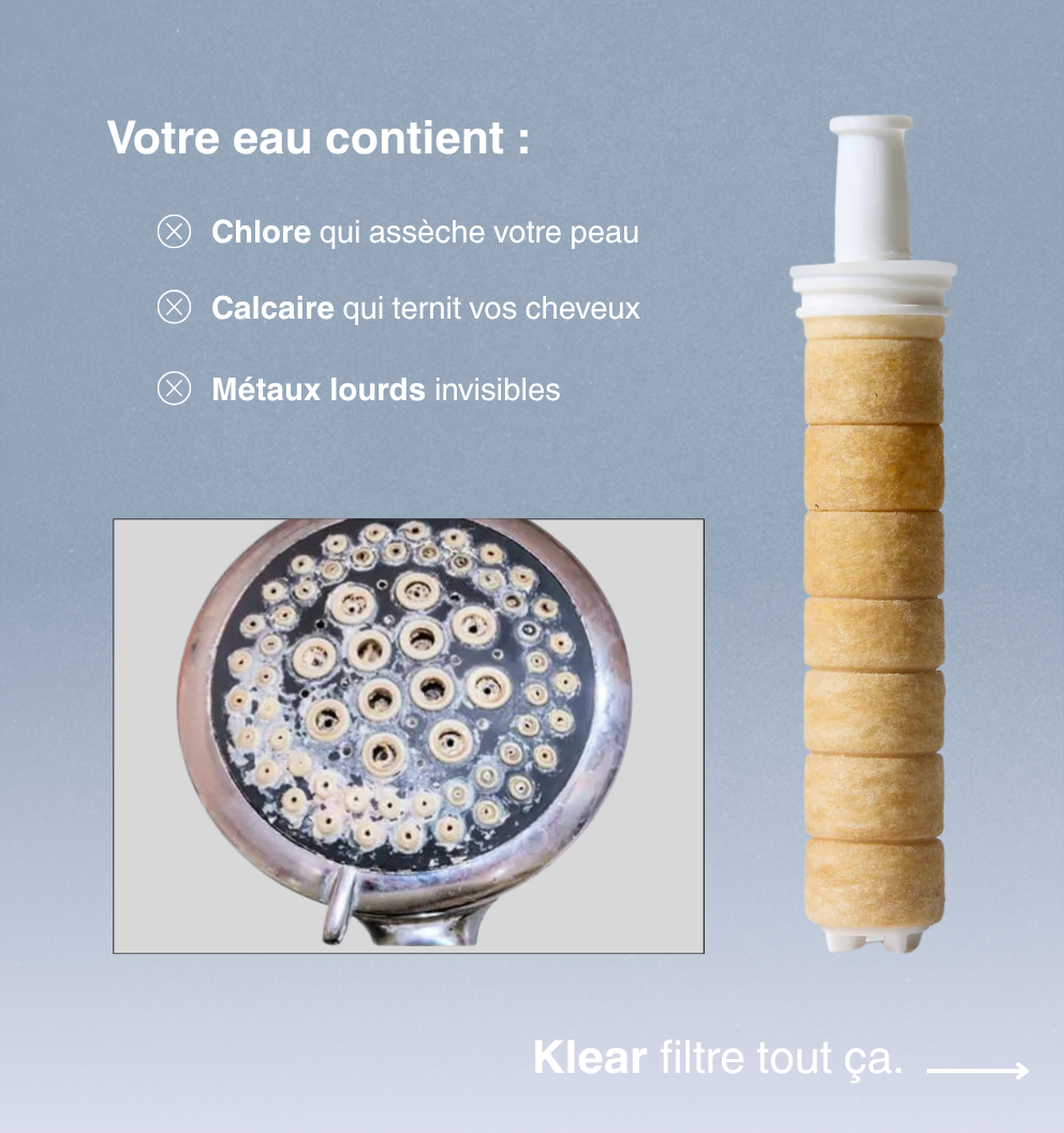Pommeau de Douche Filtrant Klear