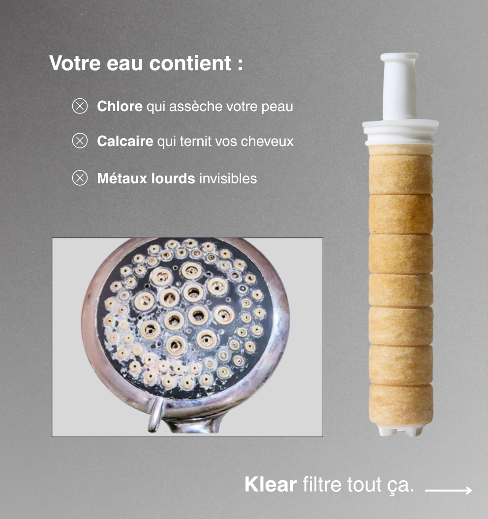 Pommeau de Douche Filtrant Klear